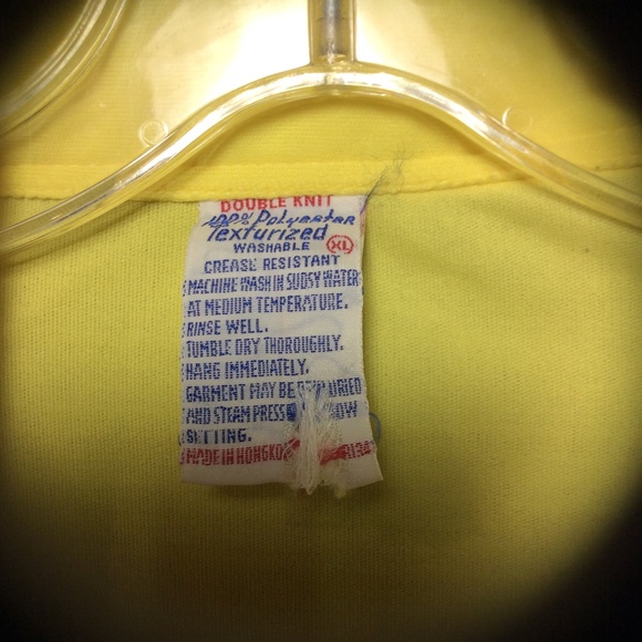 Vintage Yellow Print Top - Picture 3 of 5